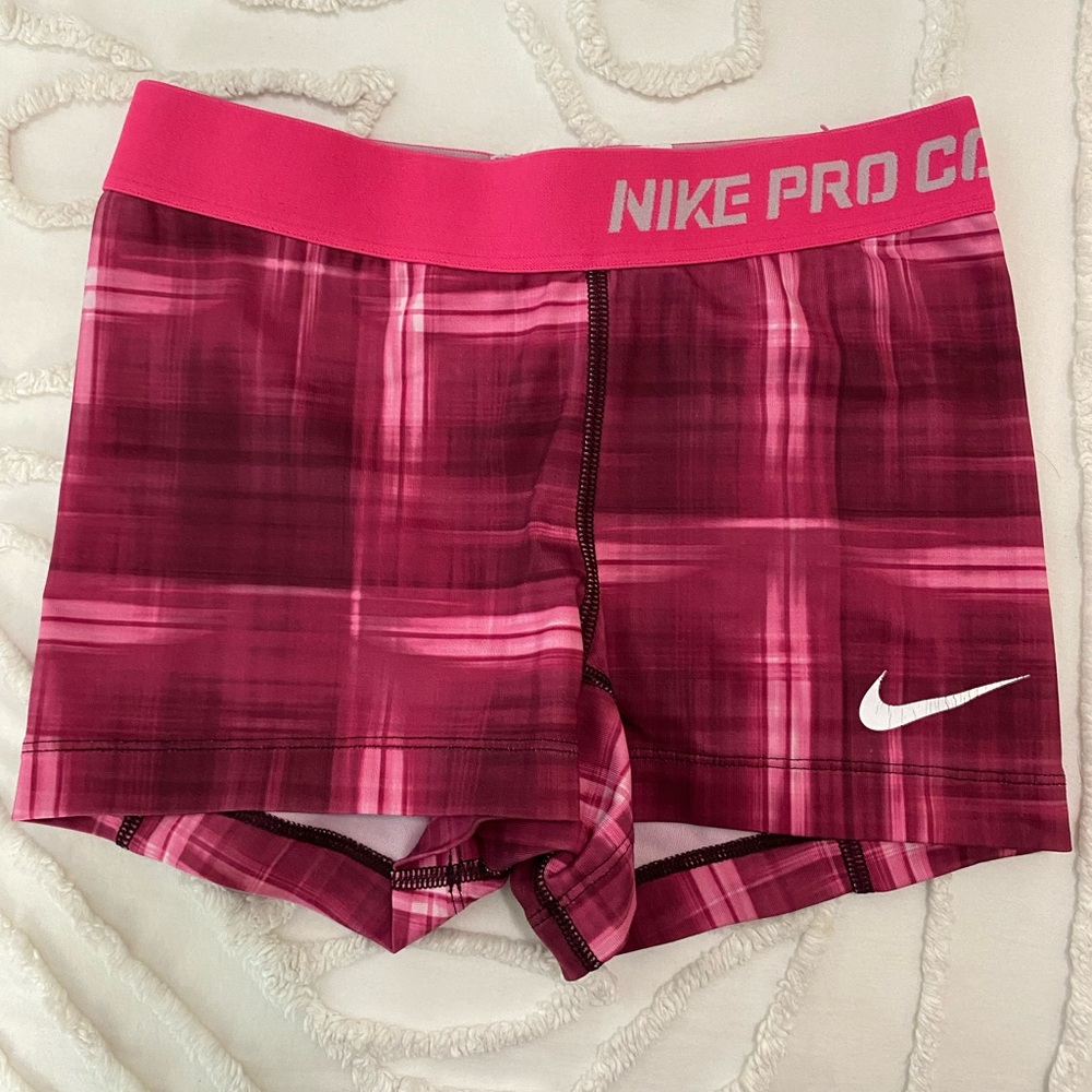 Pink Nike Pro Shorts XS